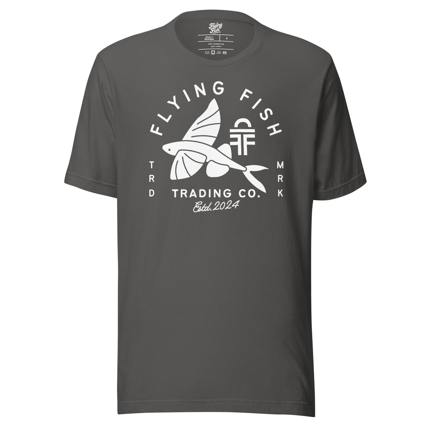 Men's Flying Fish Tee (white)