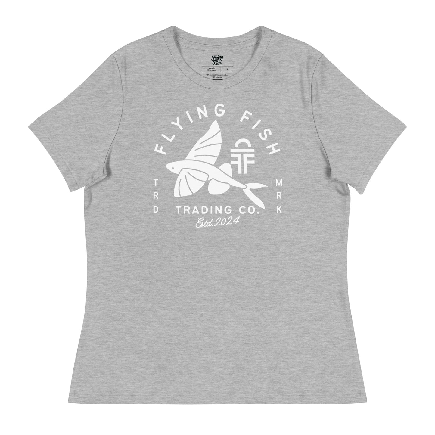 Women's Flying Fish Tee (white)
