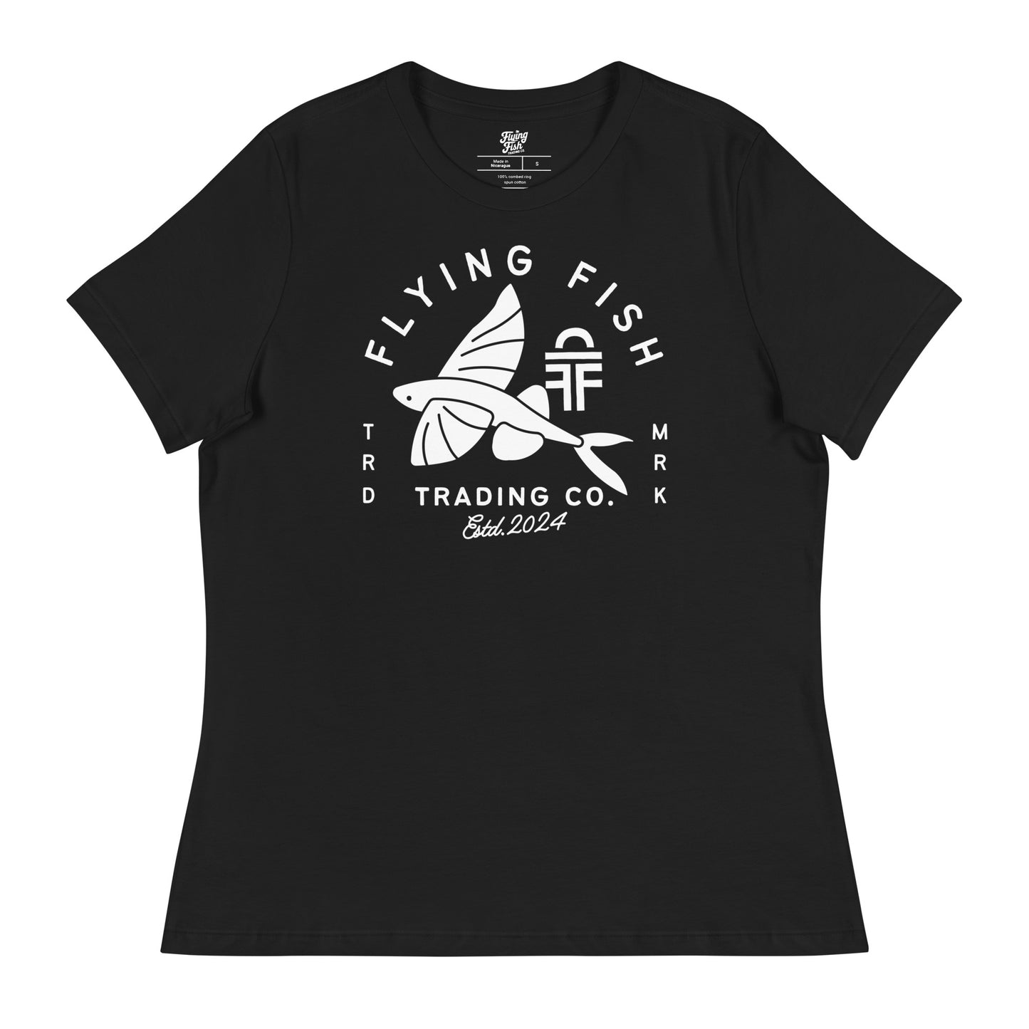 Women's Flying Fish Tee (white)