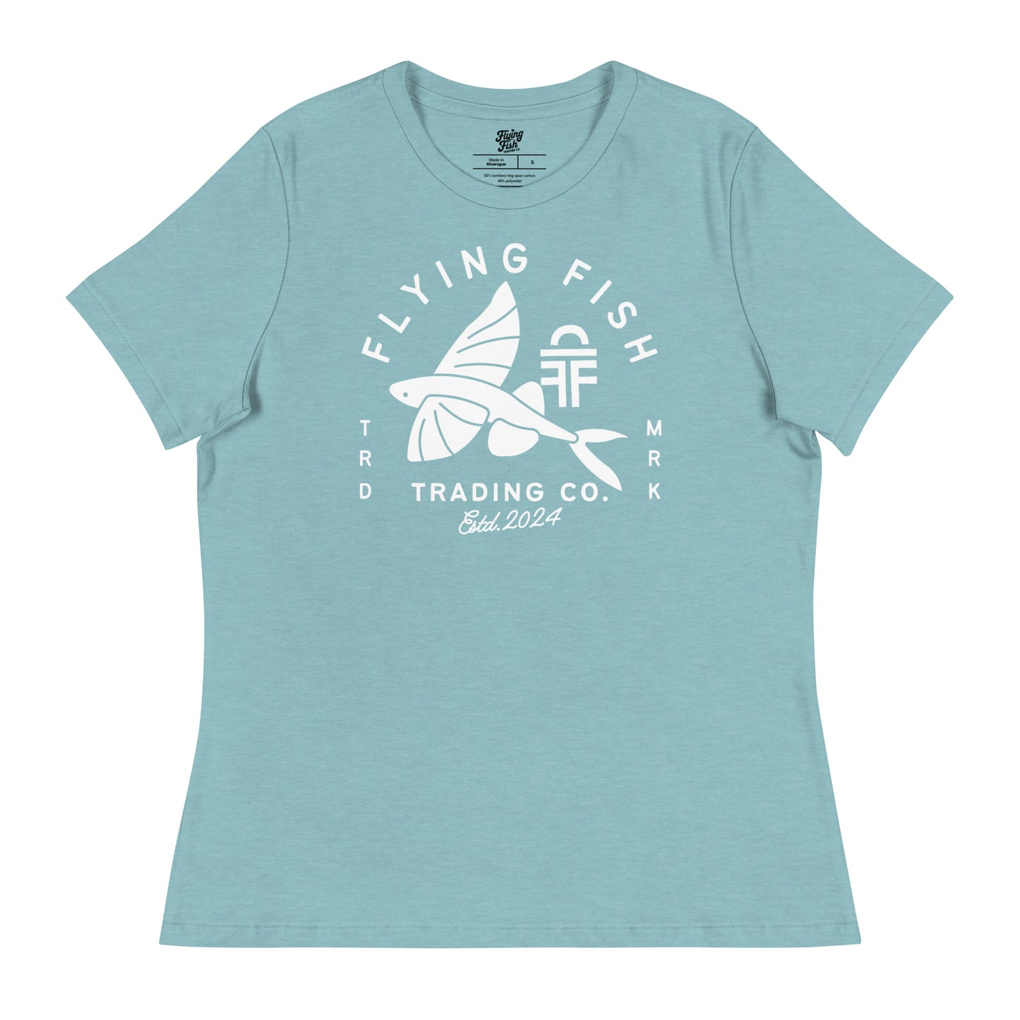 Women's Flying Fish Tee (white)
