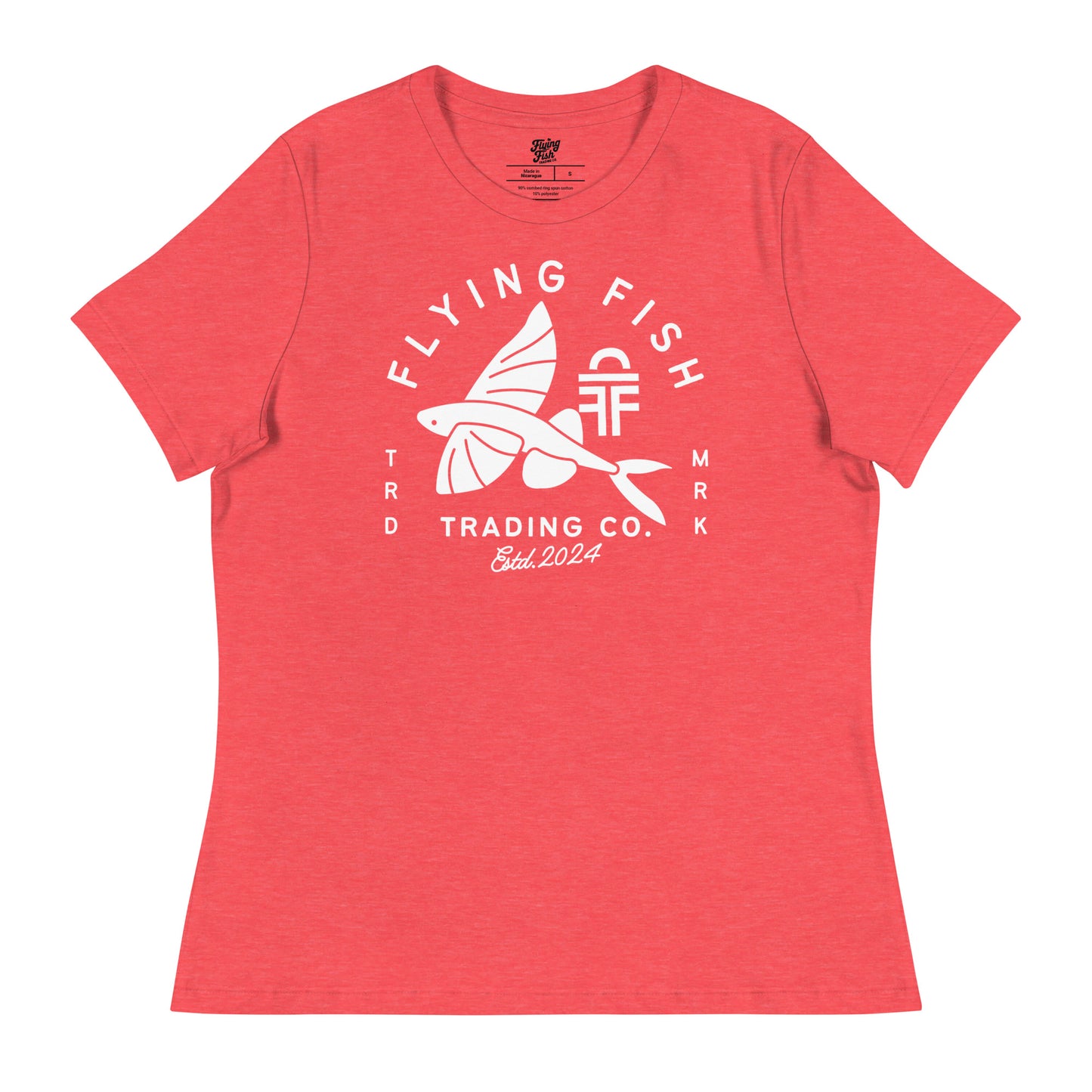 Women's Flying Fish Tee (white)