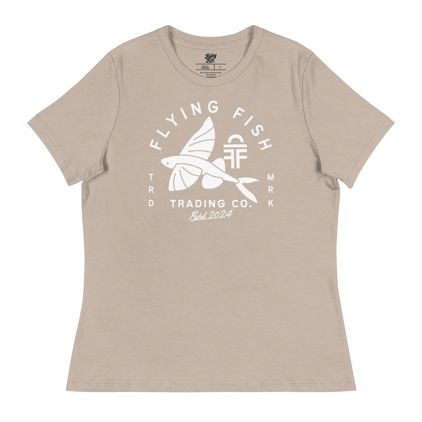 Women's Flying Fish Tee (white)