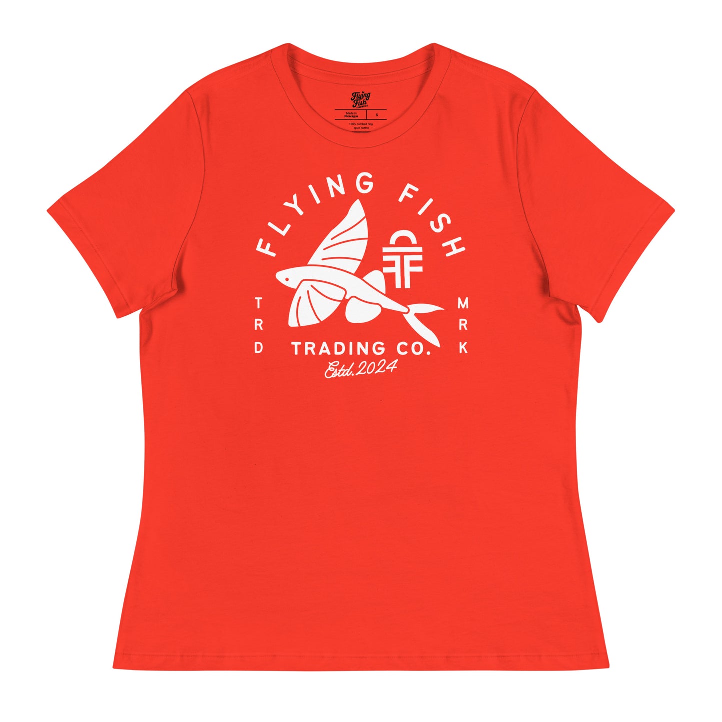 Women's Flying Fish Tee (white)