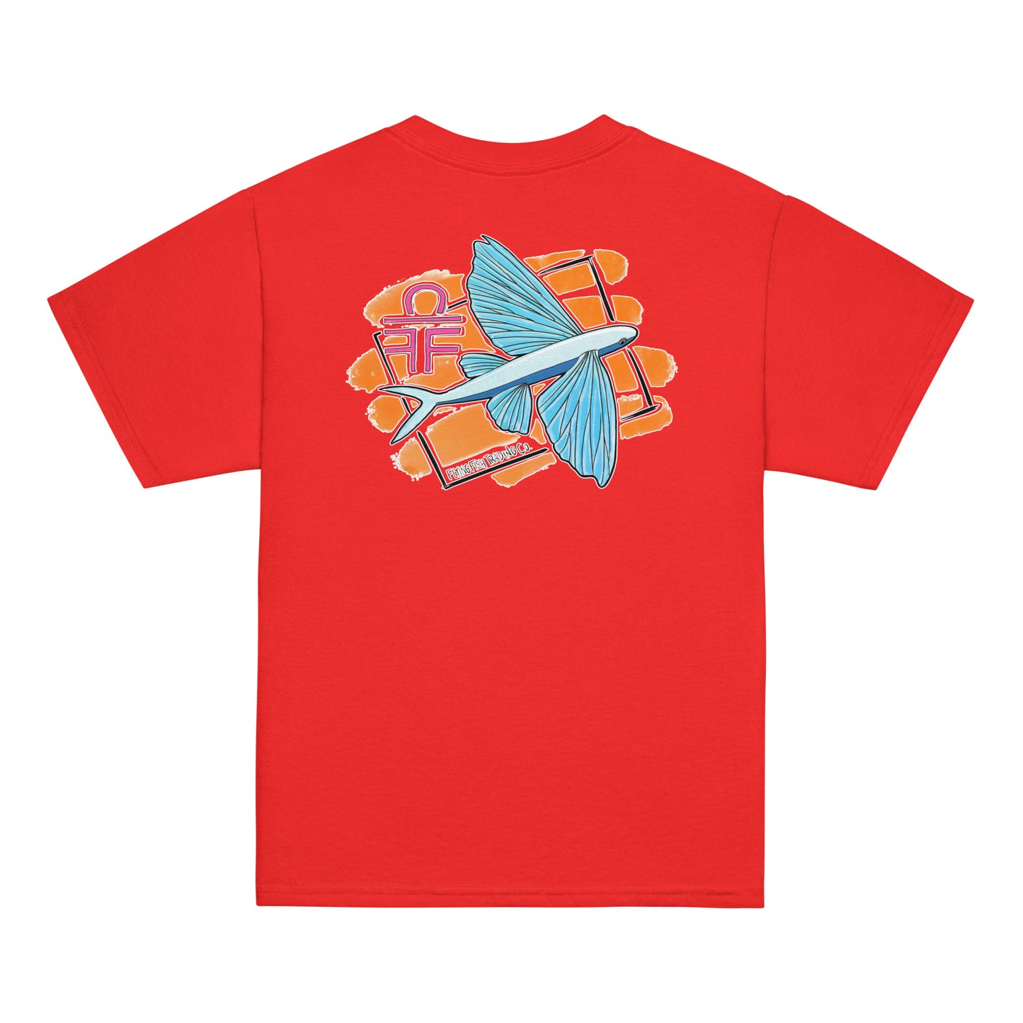 Kid's Flying Fish Sketch Tee