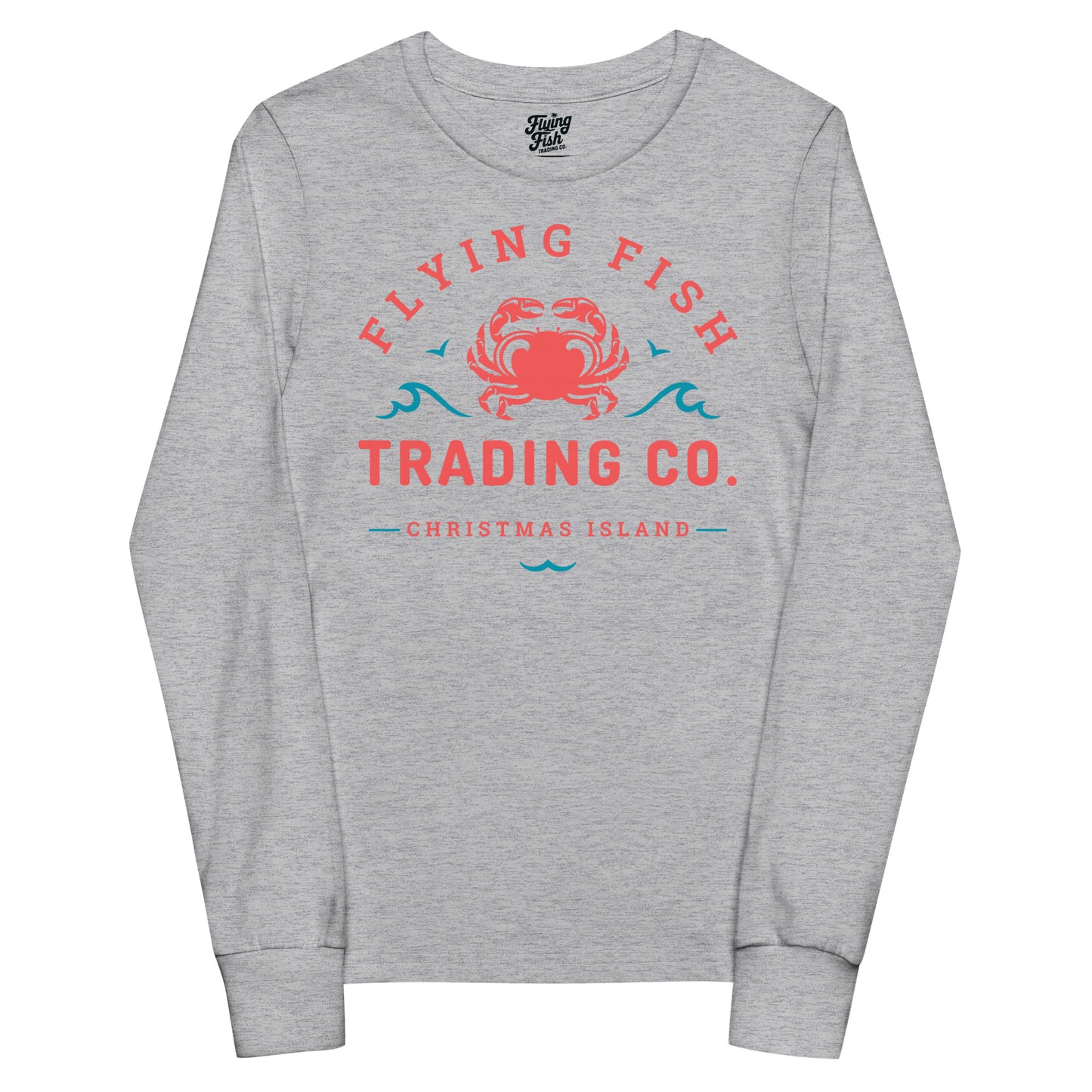 Kid's Red Crab Long Sleeve Tee