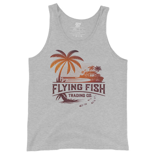 Men's Retro Beach House Singlet