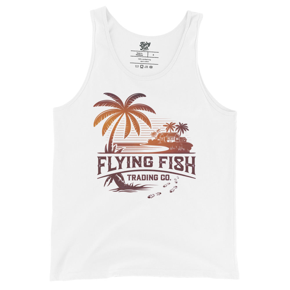 Men's Retro Beach House Singlet