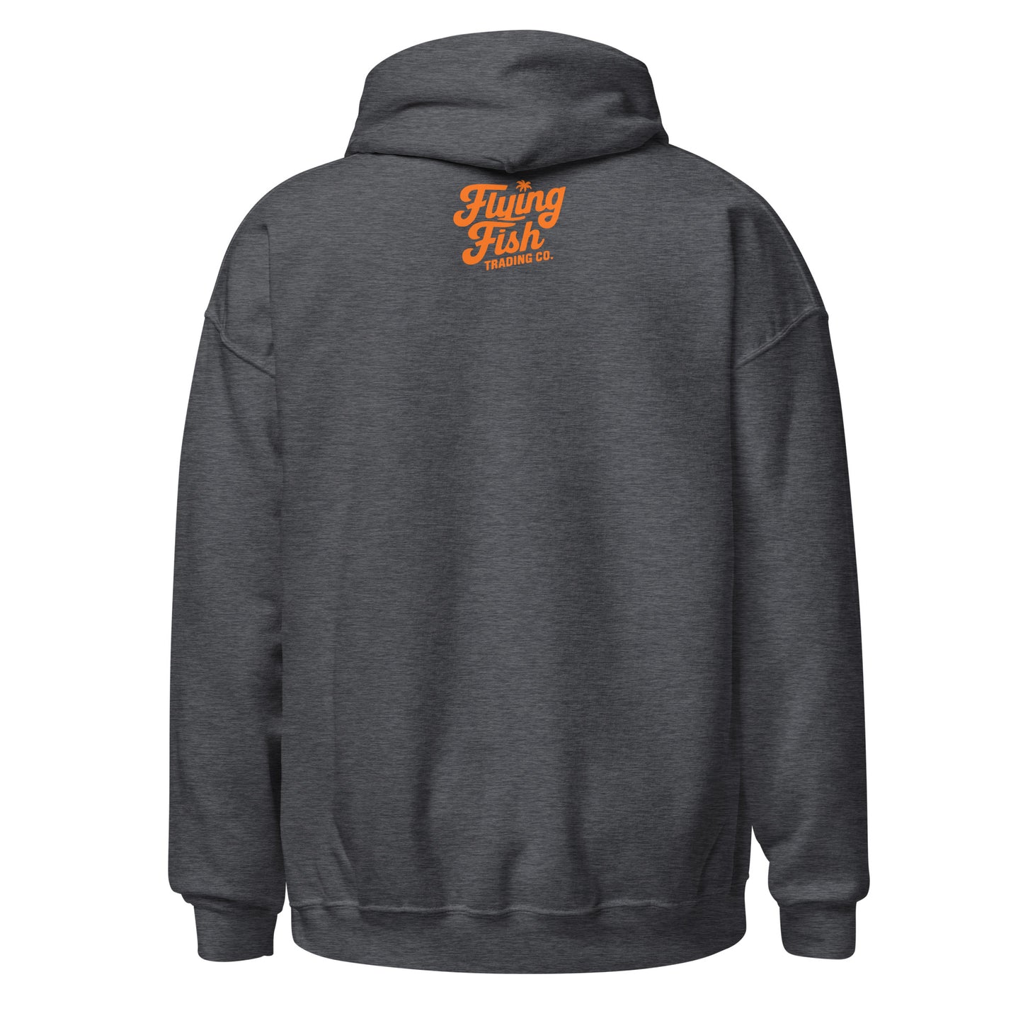 Men's Orange Flying Fish Hoodie