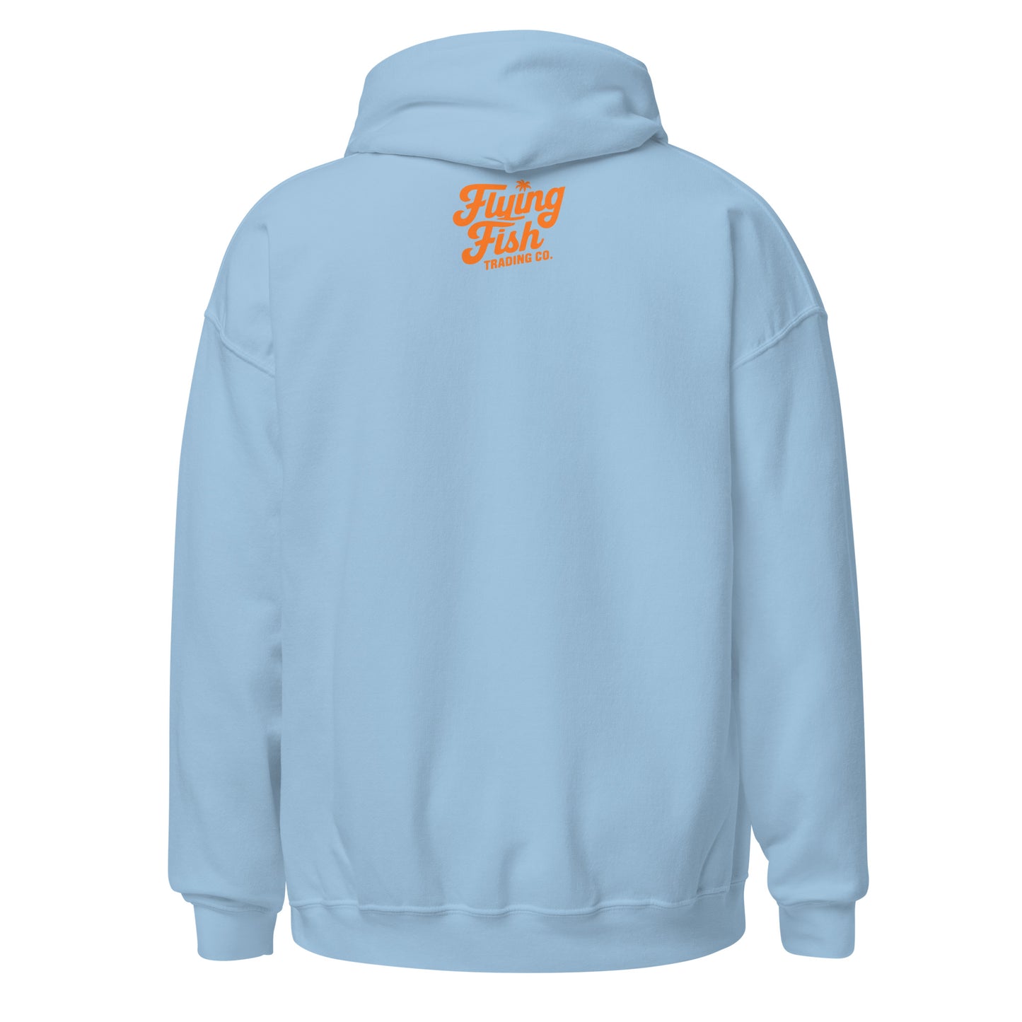 Men's Orange Flying Fish Hoodie