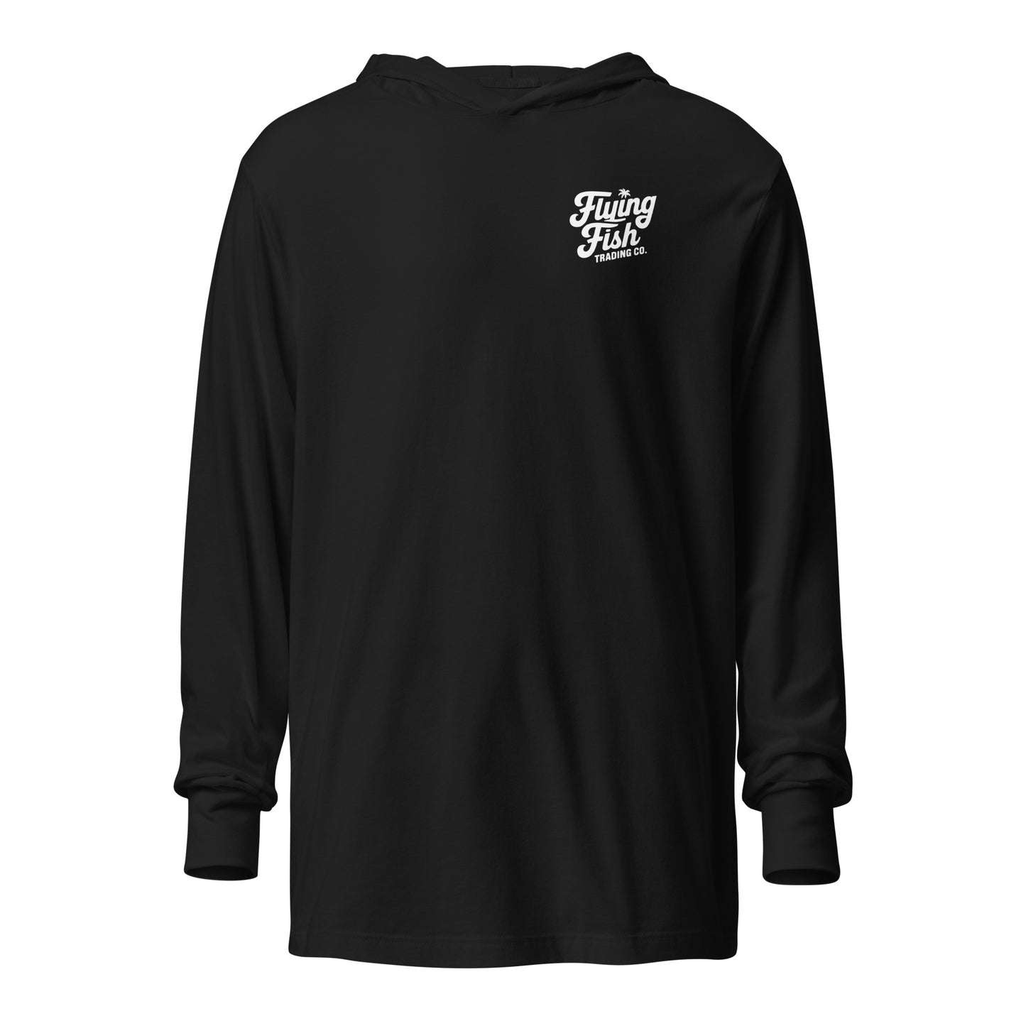 FFTC White Logo (minimalist) Hooded Long Sleeve Tee