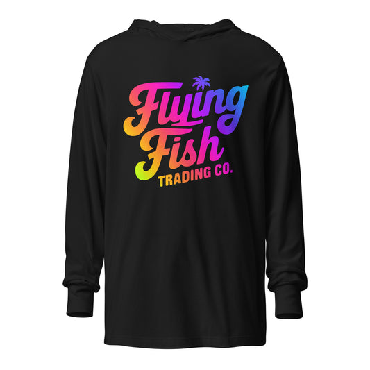 FFTC Rainbow Logo Hooded Long Sleeve Tee