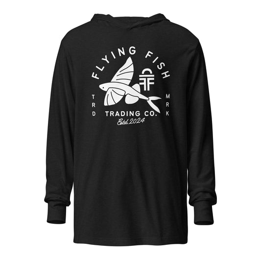 Flying Fish Hooded Long Sleeve Tee