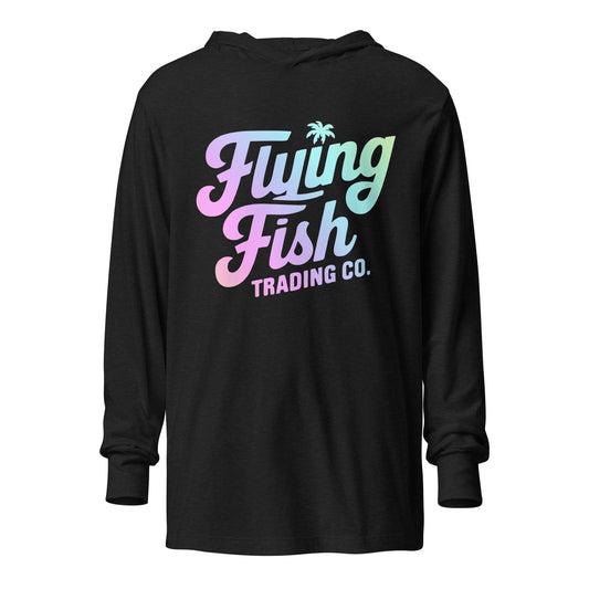 FFTC Rainbow (light) Logo Hooded Long Sleeve Tee