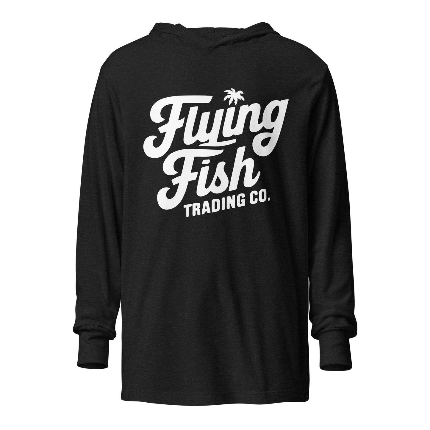 FFTC White Logo Hooded Long Sleeve Tee