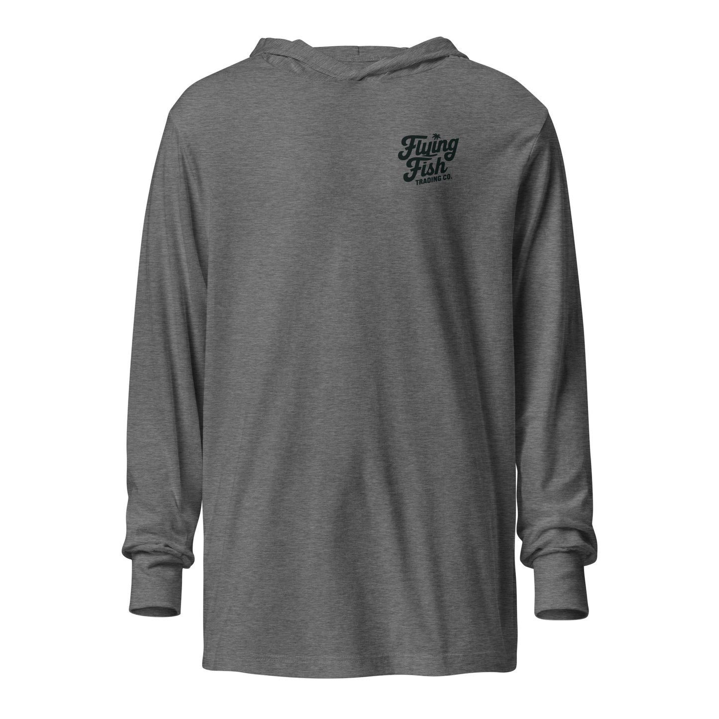 FFTC Black Logo (minimalist) Hooded Long Sleeve Tee