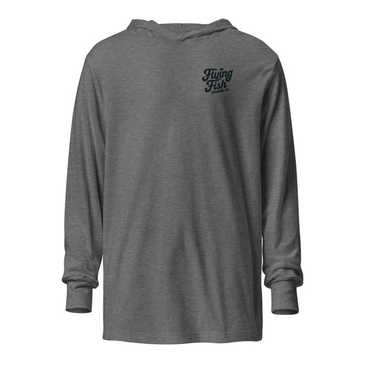 FFTC Black Logo (minimalist) Hooded Long Sleeve Tee
