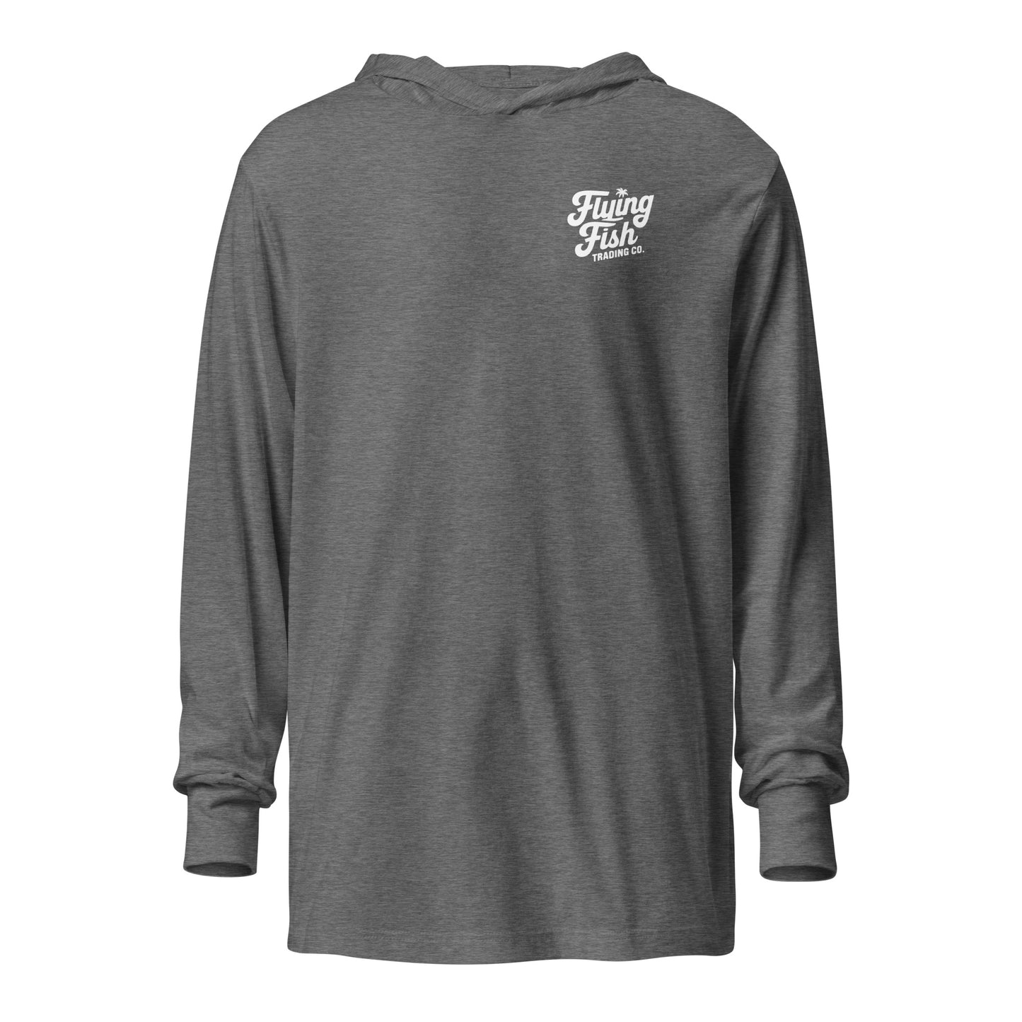 FFTC White Logo (minimalist) Hooded Long Sleeve Tee