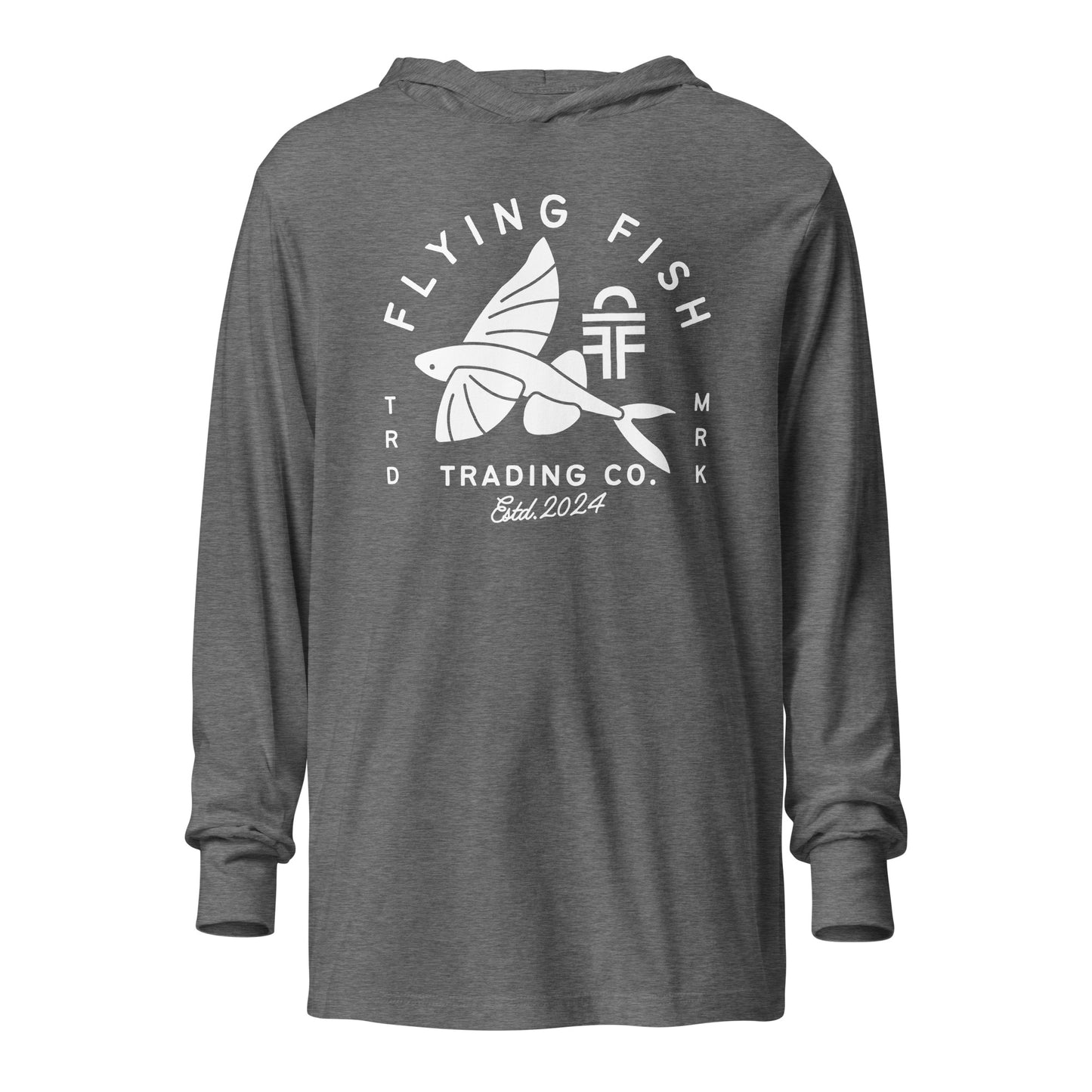 Flying Fish Hooded Long Sleeve Tee