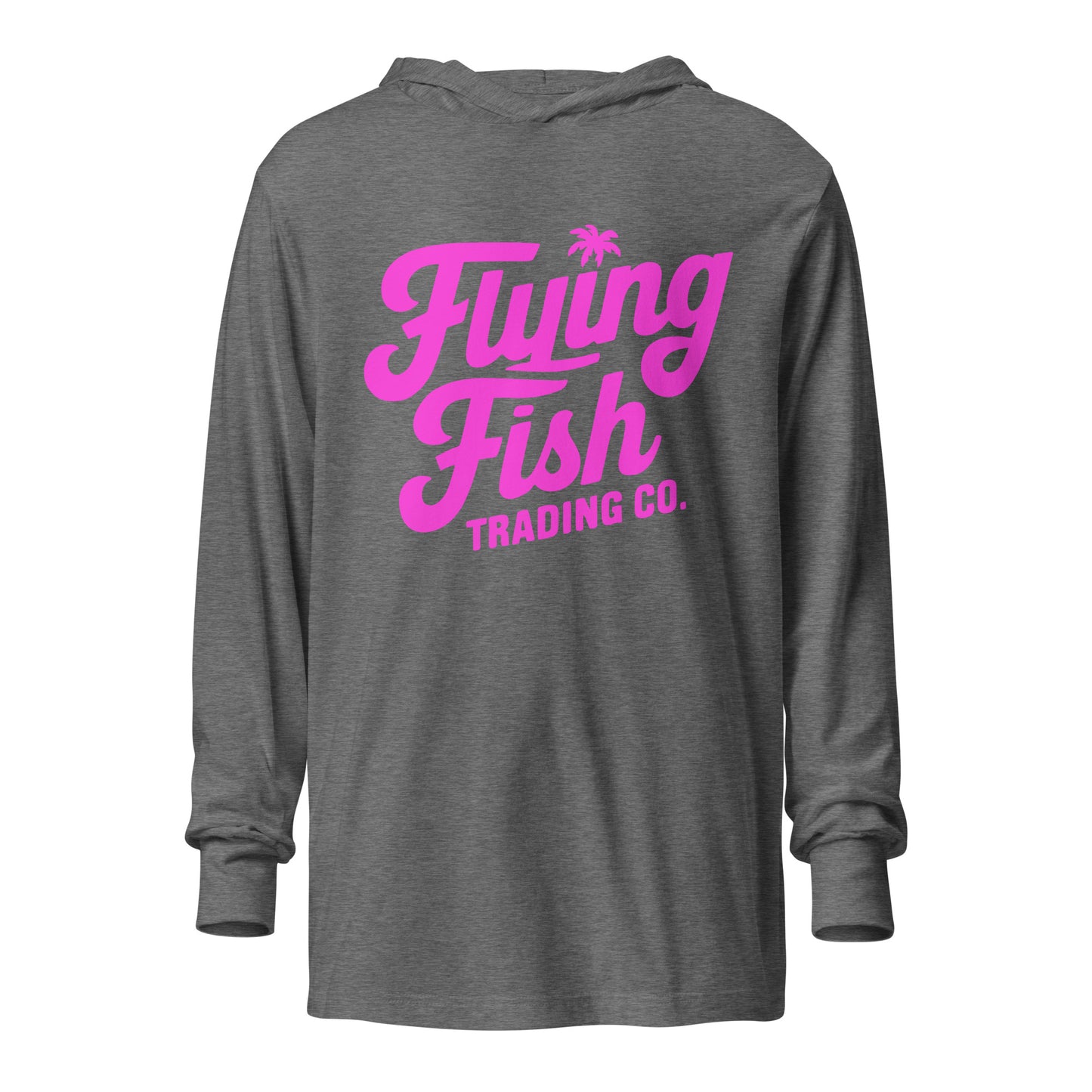 FFTC Pink Logo Hooded Long Sleeve Tee