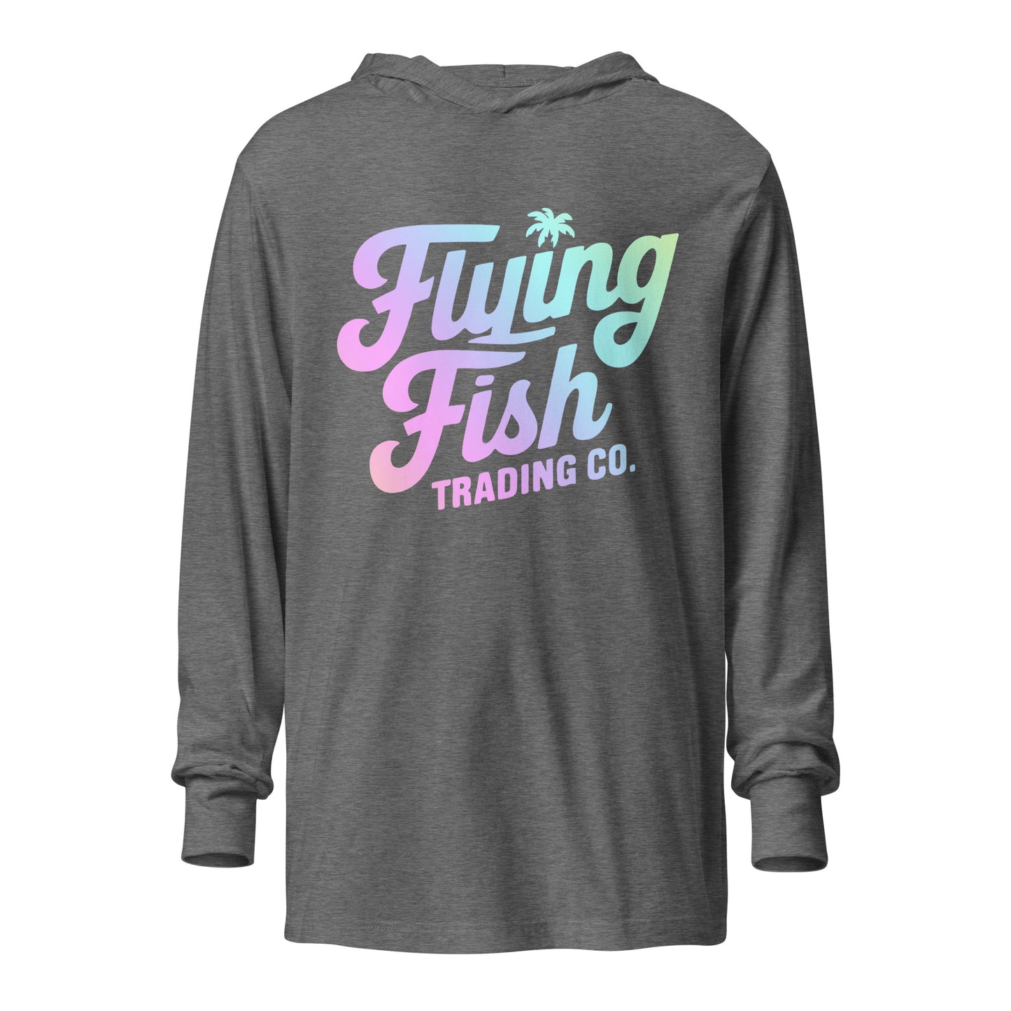 FFTC Rainbow (light) Logo Hooded Long Sleeve Tee