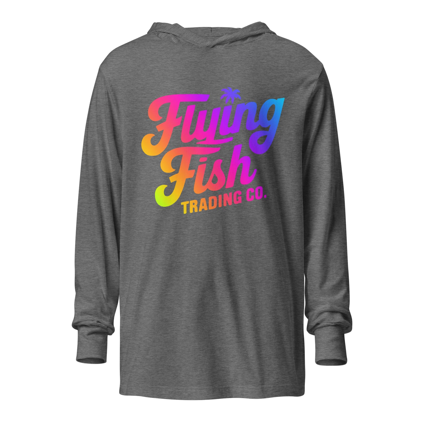 FFTC Rainbow Logo Hooded Long Sleeve Tee