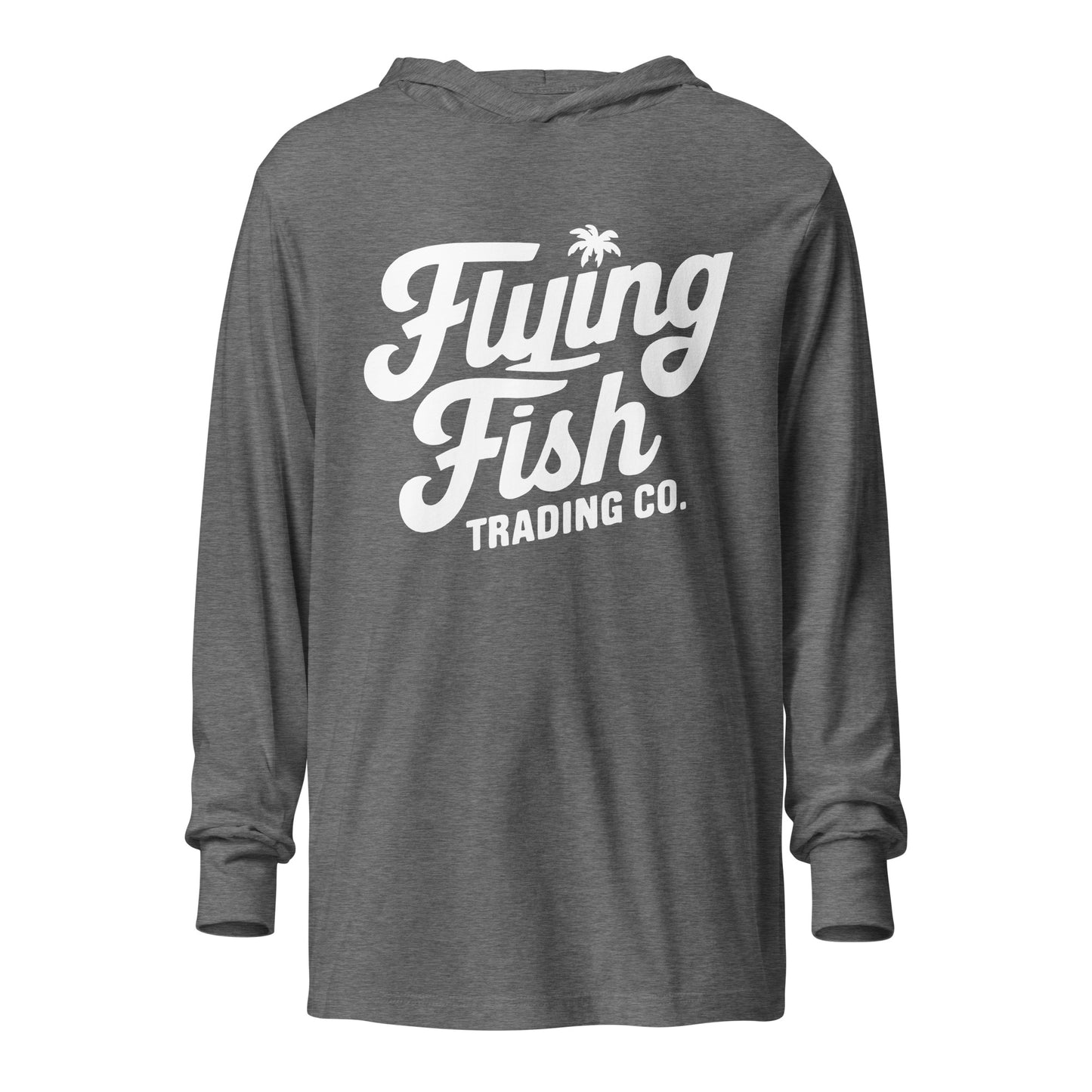 FFTC White Logo Hooded Long Sleeve Tee