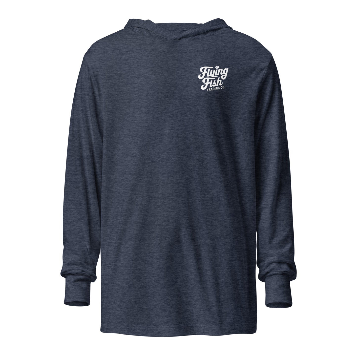 FFTC White Logo (minimalist) Hooded Long Sleeve Tee