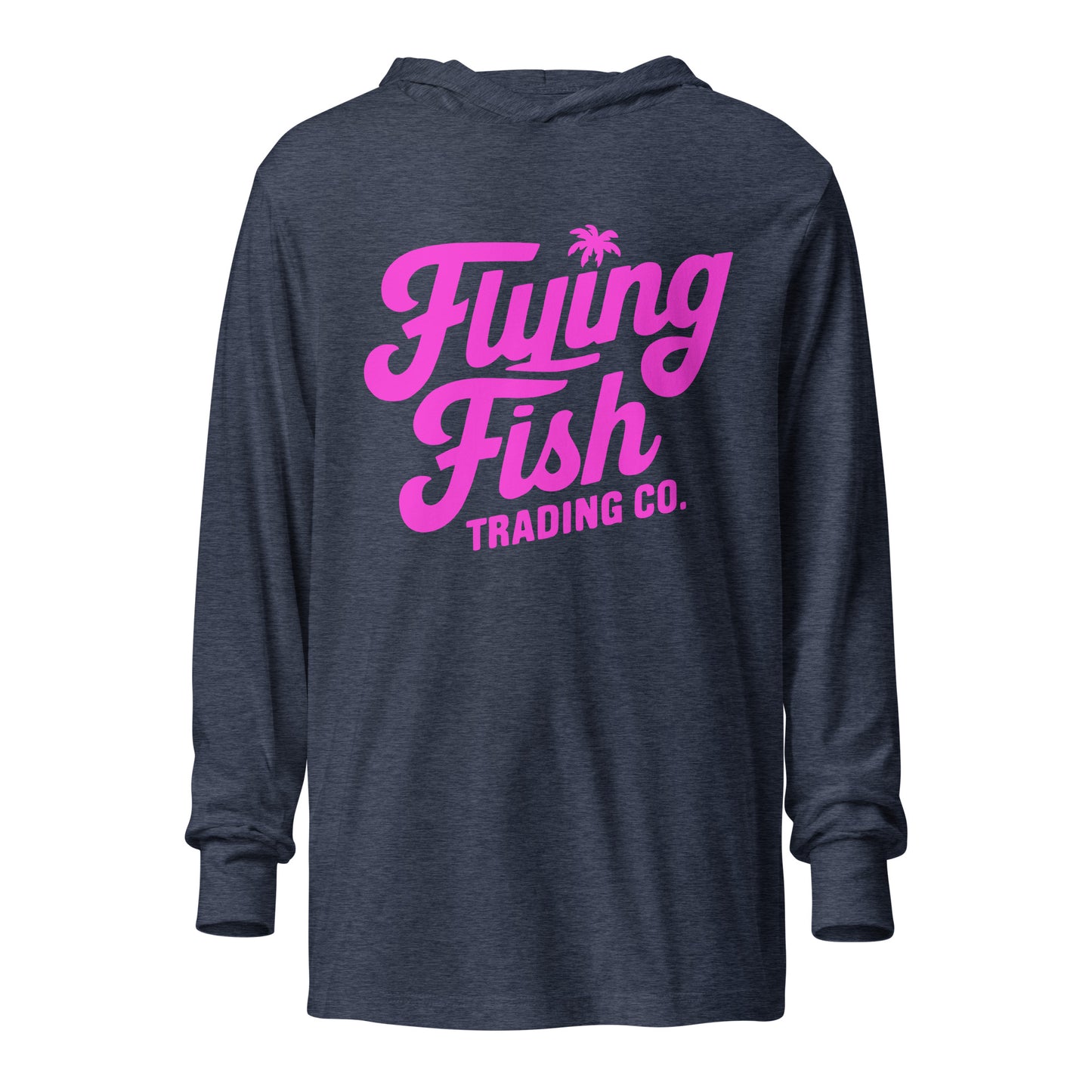 FFTC Pink Logo Hooded Long Sleeve Tee