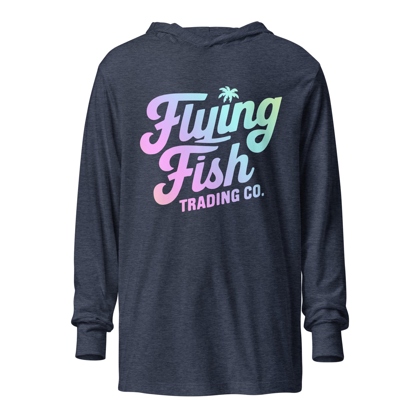 FFTC Rainbow (light) Logo Hooded Long Sleeve Tee