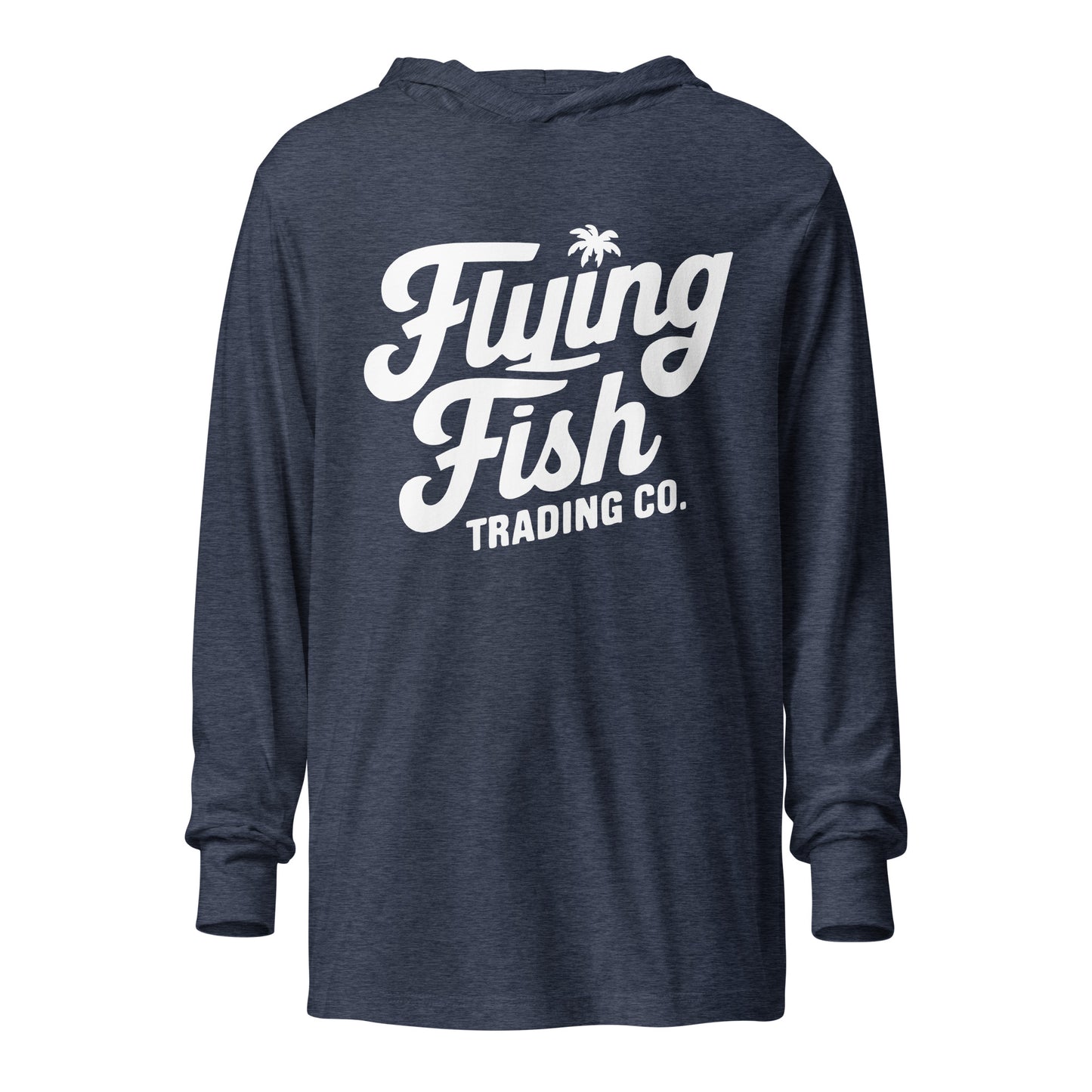 FFTC White Logo Hooded Long Sleeve Tee
