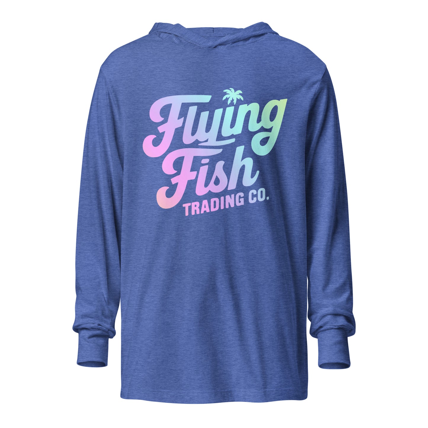 FFTC Rainbow (light) Logo Hooded Long Sleeve Tee