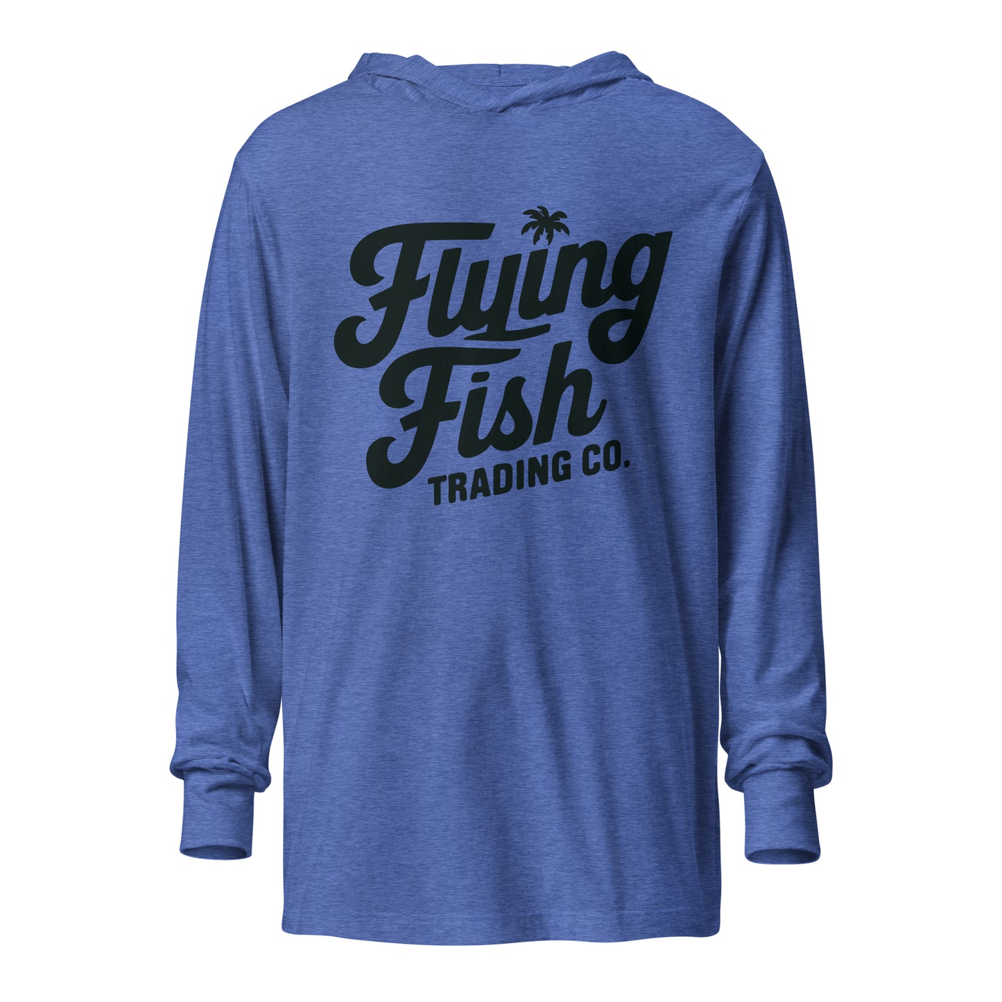 FFTC Black Logo Hooded Long Sleeve Tee