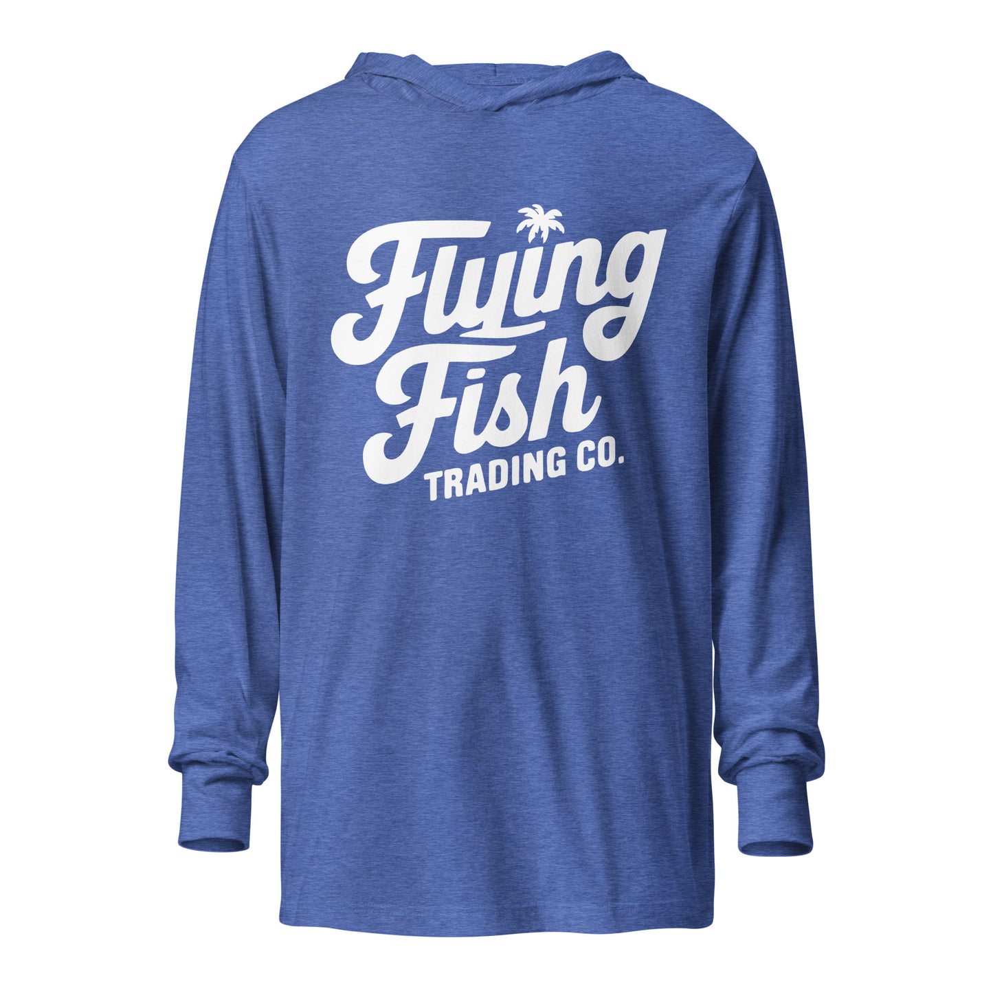 FFTC White Logo Hooded Long Sleeve Tee