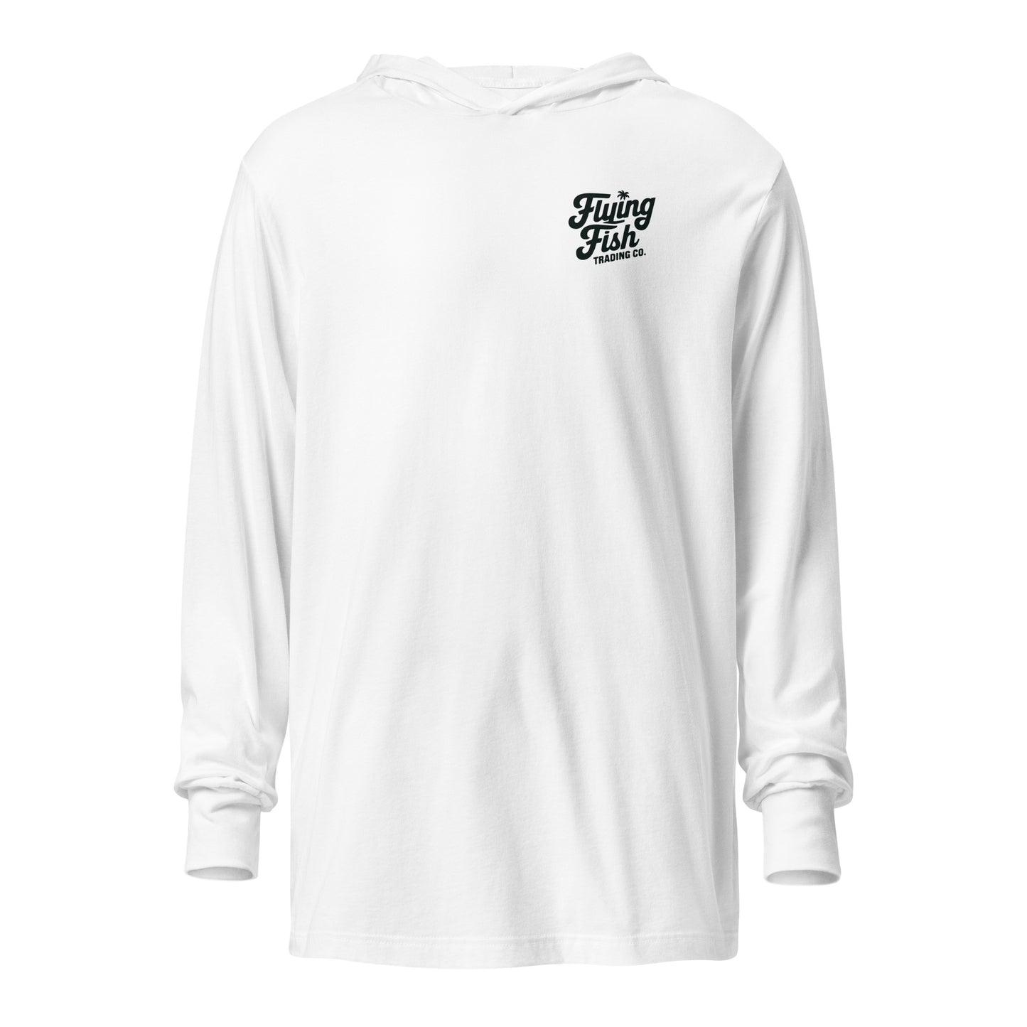 FFTC Black Logo (minimalist) Hooded Long Sleeve Tee
