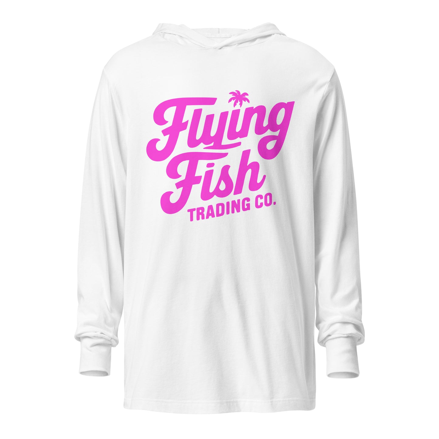 FFTC Pink Logo Hooded Long Sleeve Tee