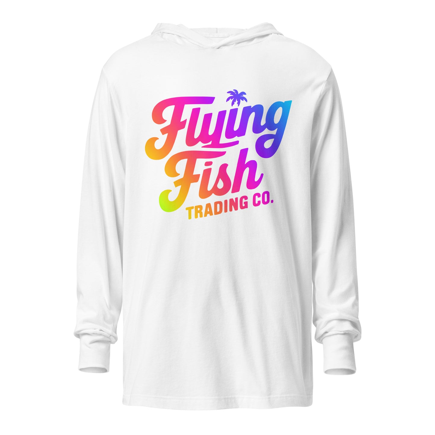 FFTC Rainbow Logo Hooded Long Sleeve Tee