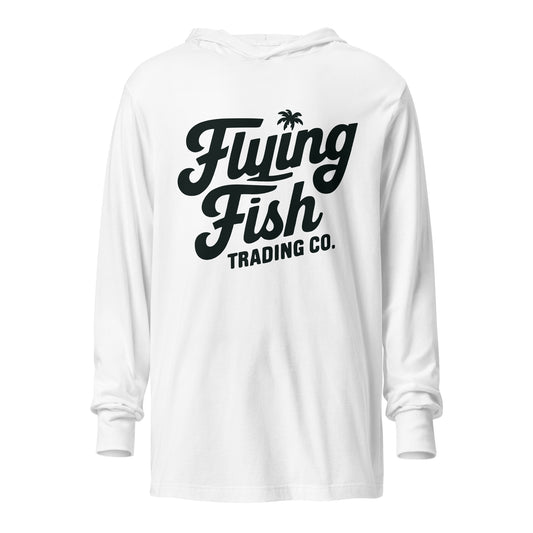 FFTC Black Logo Hooded Long Sleeve Tee