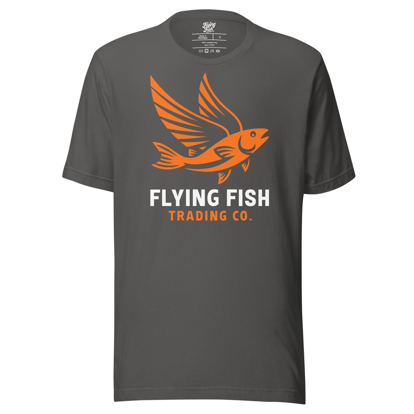Men's Orange Flying Fish Tee