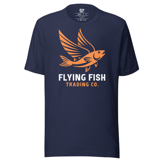 Men's Orange Flying Fish Tee