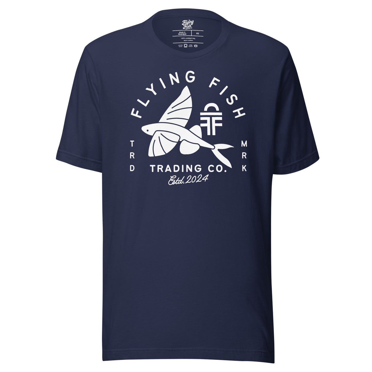 Men's Flying Fish Tee (white)