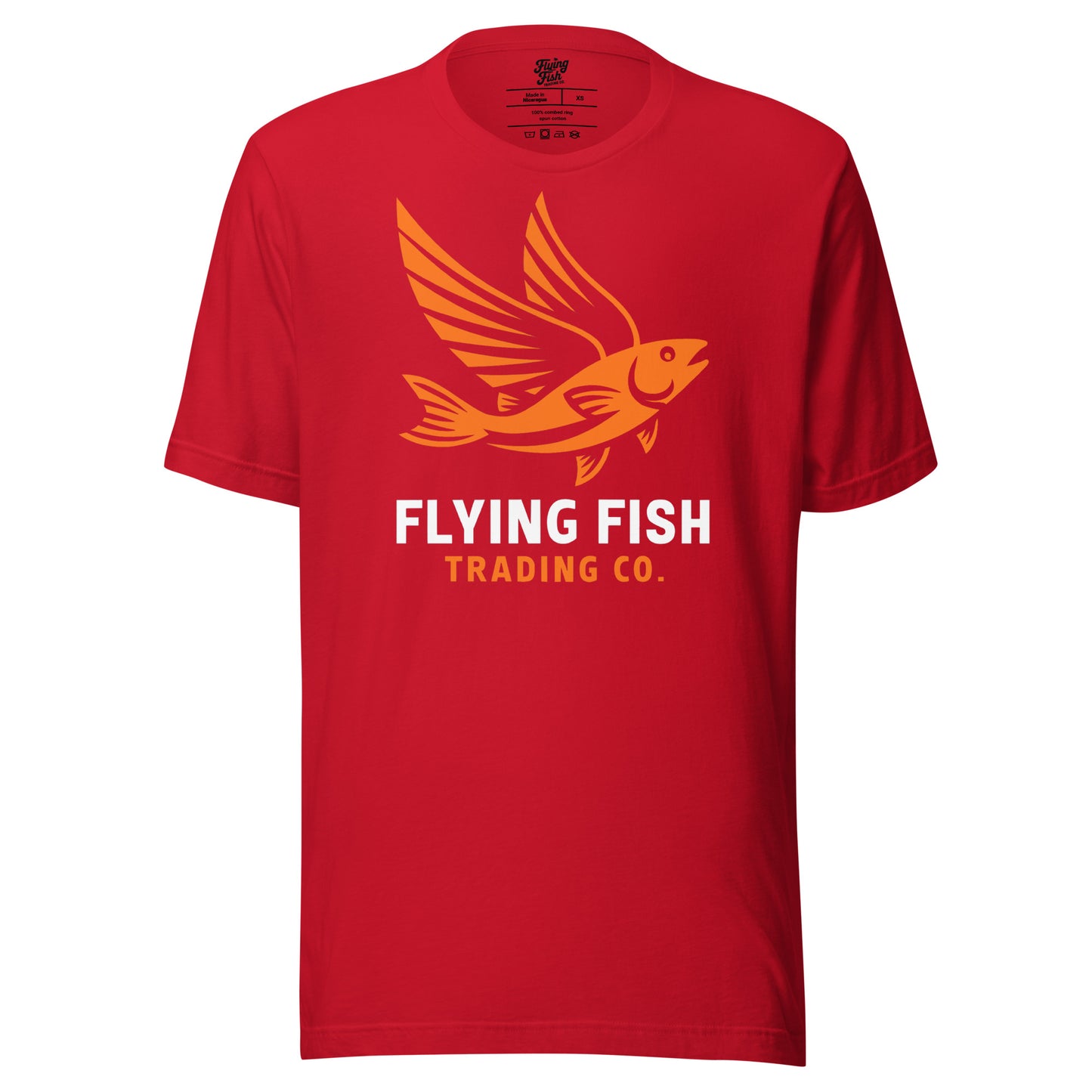 Men's Orange Flying Fish Tee