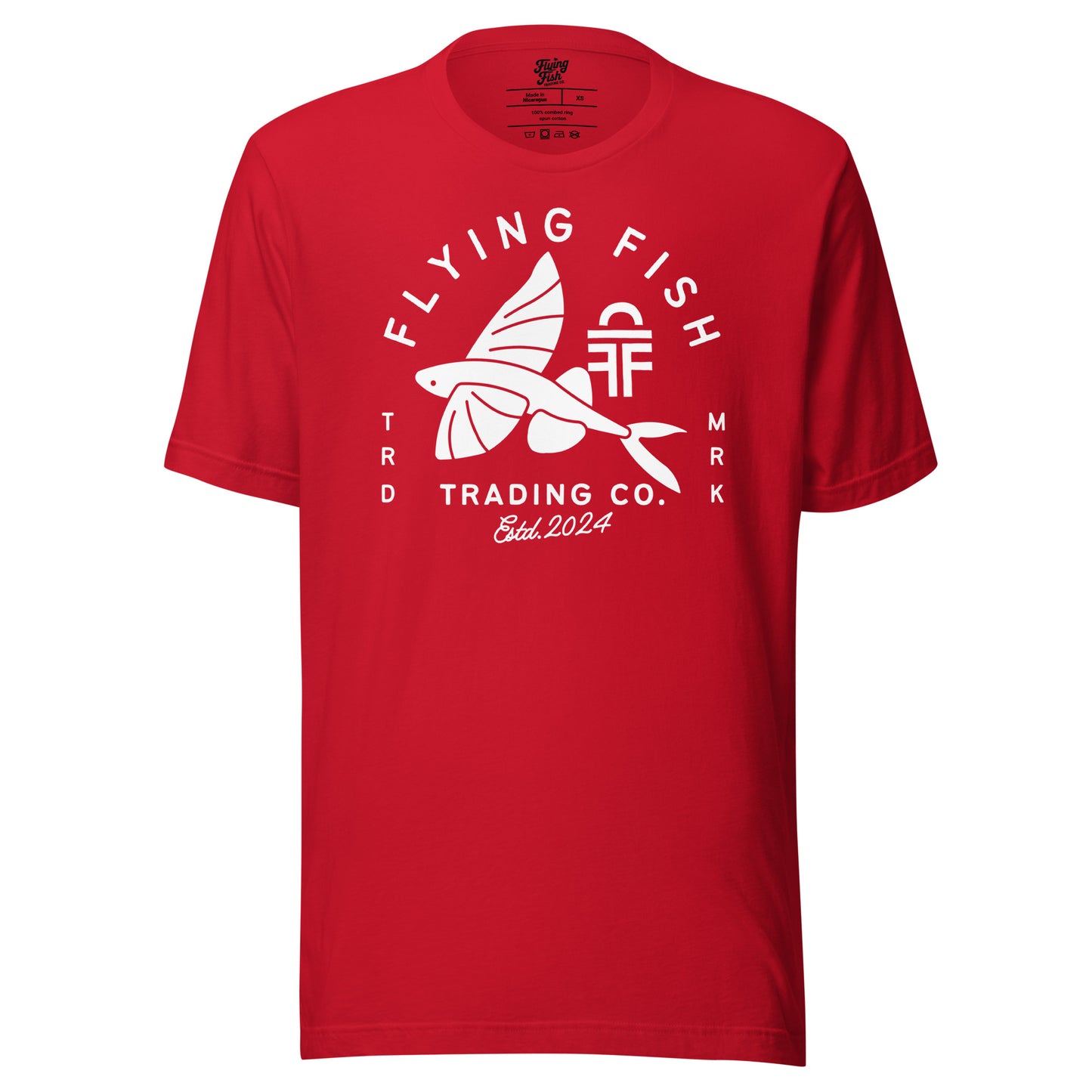 Men's Flying Fish Tee (white)