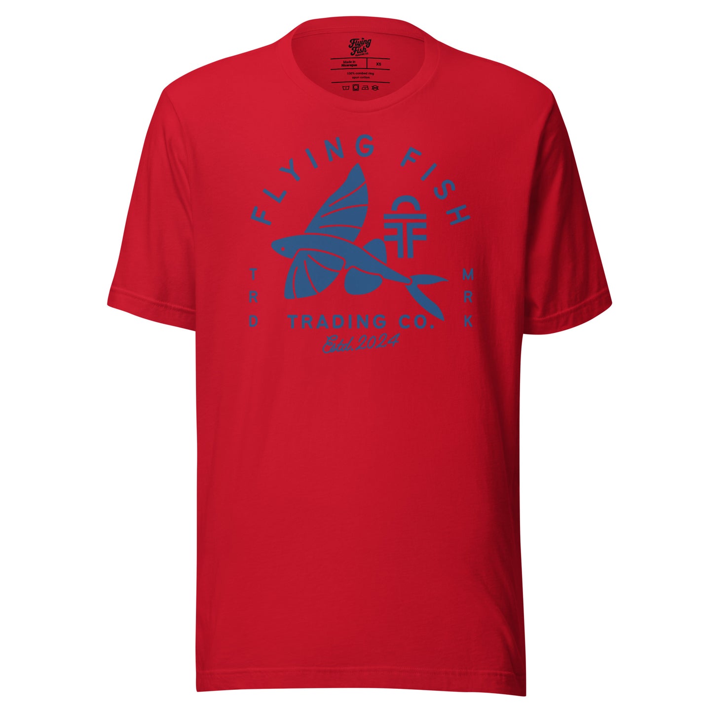 Men's Flying Fish Tee (blue)