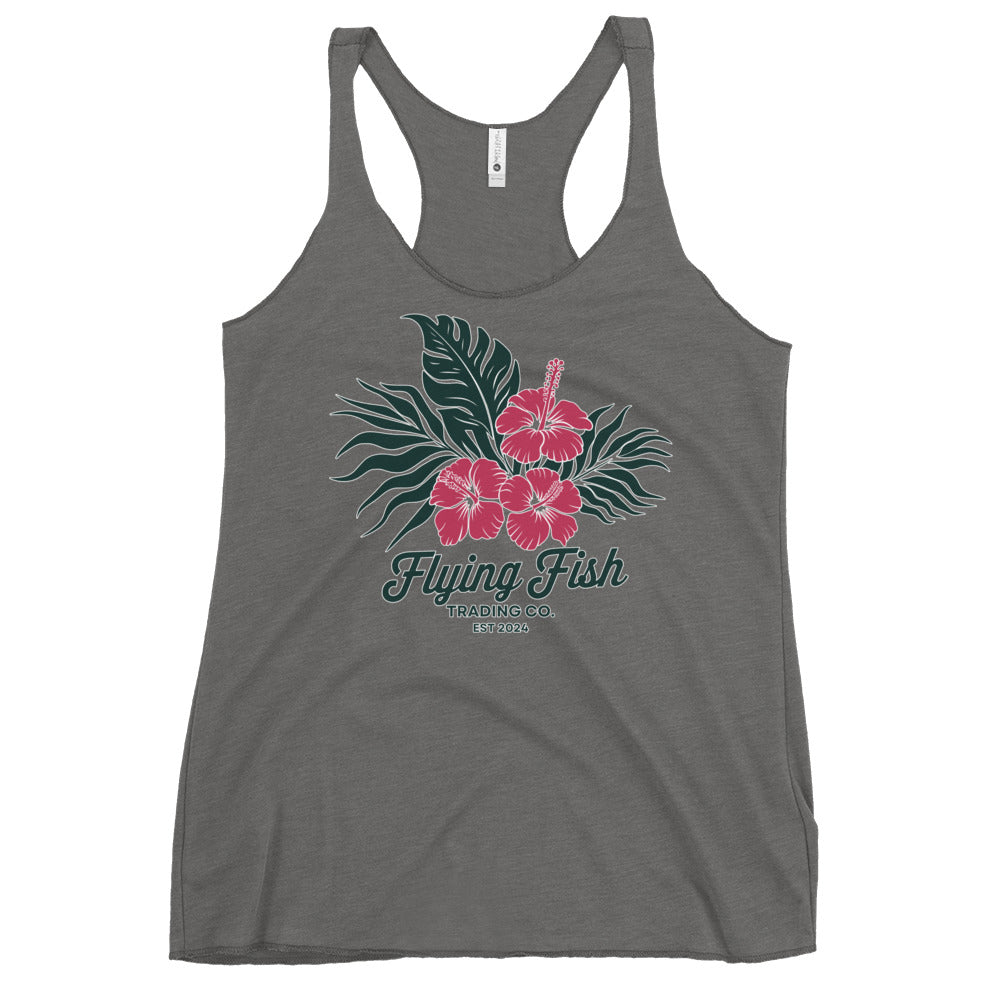 Women's Hibiscus Singlet