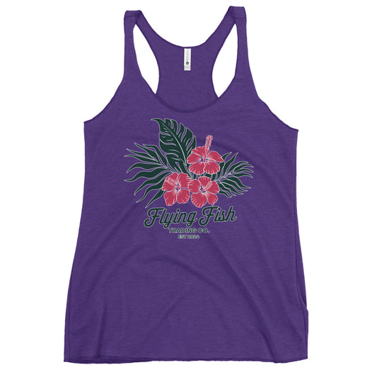 Women's Hibiscus Singlet