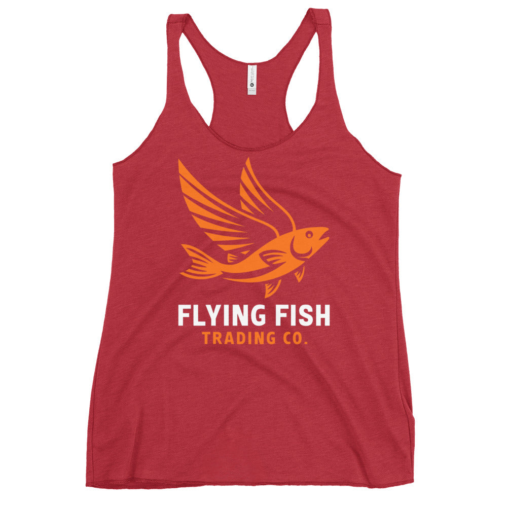 Women's Orange Flying Fish Singlet
