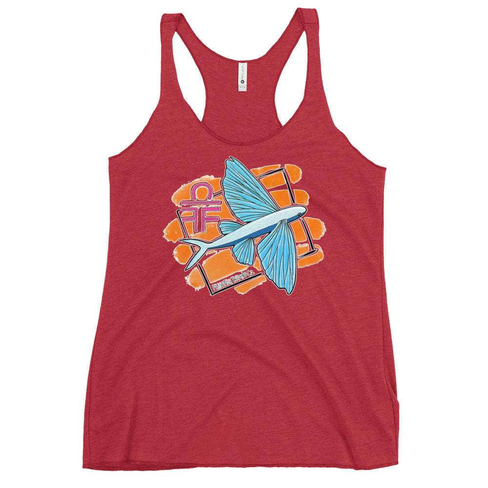 Women's Flying Fish Sketch Singlet