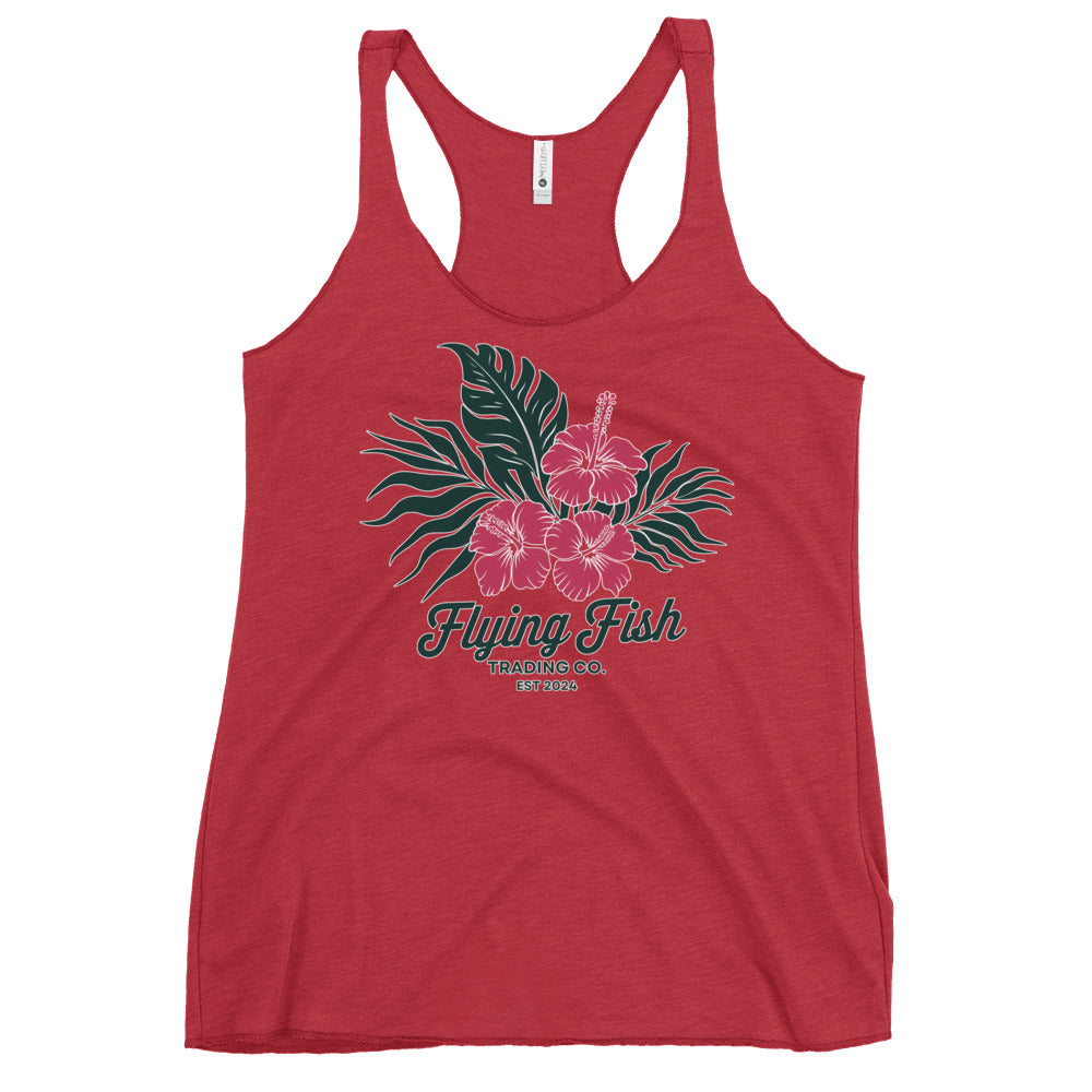 Women's Hibiscus Singlet
