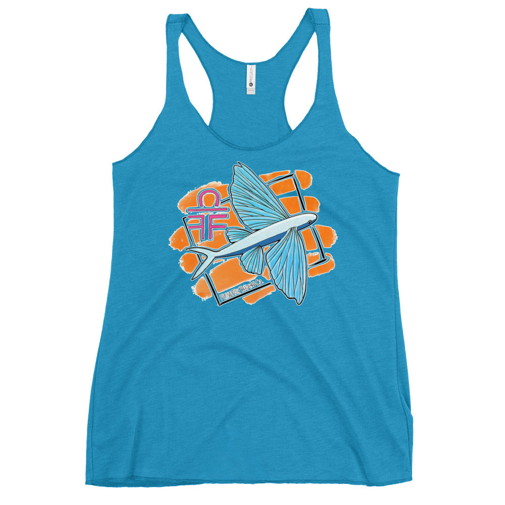 Women's Flying Fish Sketch Singlet