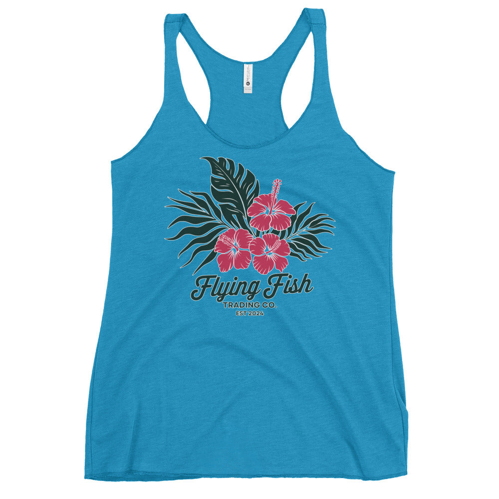 Women's Hibiscus Singlet